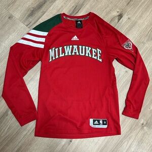 Milwaukee Bucks Long Sleeve T-Shirt / NBA shooting shirt / Medium